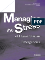 UNHCR Booklet On Stress Management