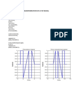 Labtask # 4 Time Transformation of A P.W Signal