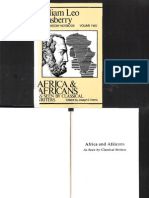 Africa Africans as Seen by Classical Writers William Leo Hansberry