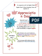 "Appreciatio N Day": Spread Your and To Your and by Sending Them Your With Beautifully Wrapped