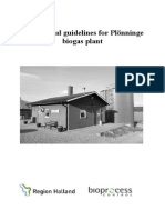 Operational guidelines Plönninge biogas plant