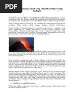 Download Bentuk Permukaan Bumi Yang Dihasilkan Oleh Tenaga Endogen by tutikhandayani SN216446751 doc pdf