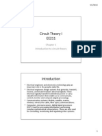 Circuit Theory - elementary chapter summary