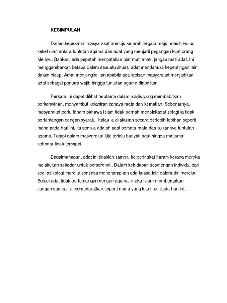 Kesimpulan Buku Skrap