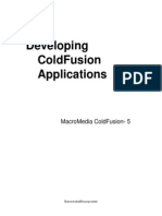 Coldfusion - Developing ColdFusion Applications