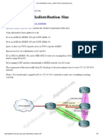 ROUTE 642-902 Training EIGRP OSPF Redistribution Sim
