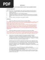 Direct and Indirect Effect EU Law