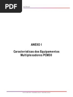 Anexo 1 - Caracteristicas Dos Equipamentos Multiplexadores PCM30