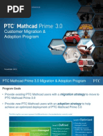 PTC Mathcad Prime 3.0 Migration Adoption Program v3