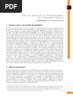 Como Se Fabricam as Desigualdades