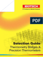 Thermometry Bridges & Precision Thermometers: Selection Guide