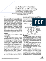 A 10T Non-Precharge Two-Port SRAM For 74% Power Reduction in Video Processing