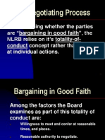 NLRB Good Faith Bargaining Factors