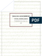 English Assignment: Vishal Nawalgaria