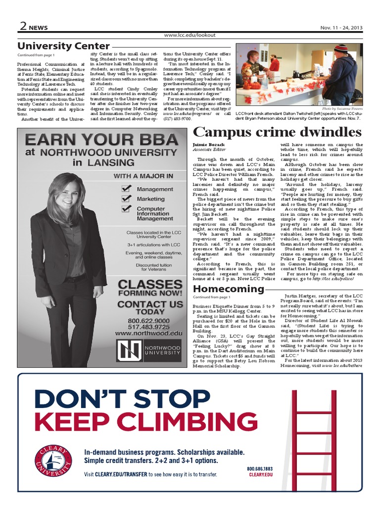 Lookout Page 2 For 11-11-13 | PDF | Crime Thriller | Violence