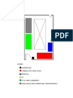 Legend: Guardhouse Contractor'S Field Office Barracks CR Tools and Equipments Sand, Gravel and Cement and Other Materials