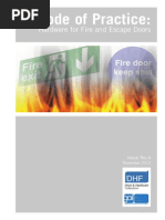 Code of Practice Hardware For Fire and Escape Doors