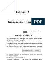 Teorico 11 Indexacion y Hashing