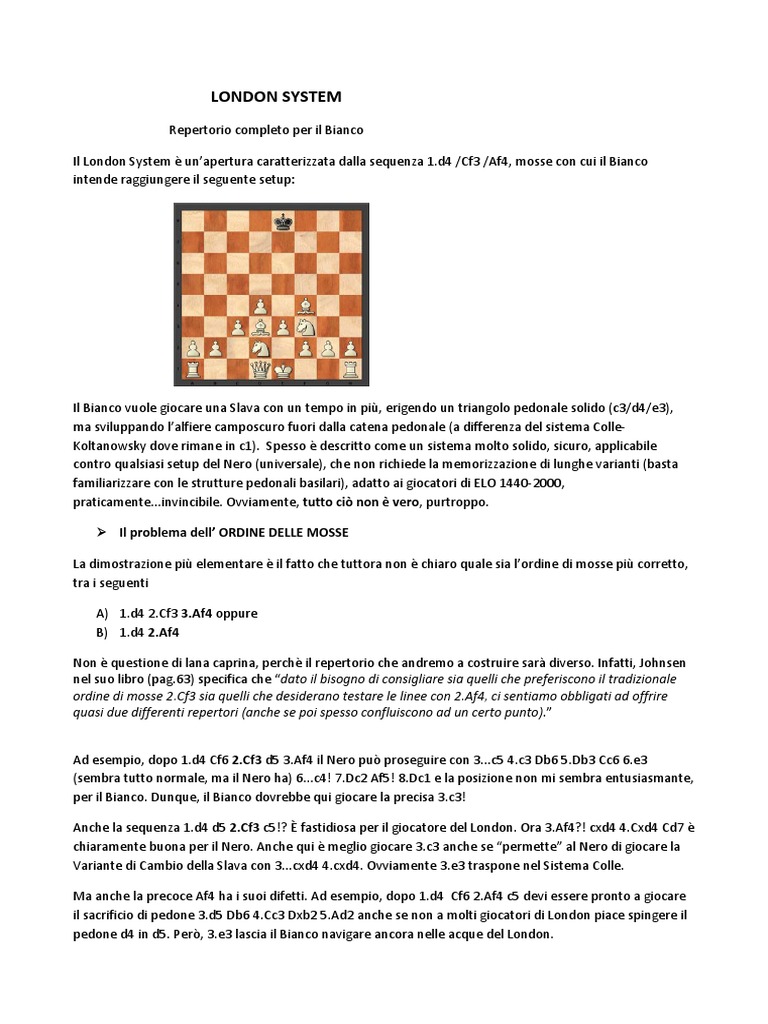 London System Introduzione | PDF