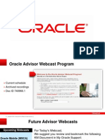 Oracle Import Work Bench