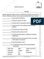 Activity Sheet No. 37: Matter Around Us: This Activity Sheet Was Downloaded From - Some Rights Reserved