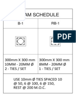 Beam Schedule PDF