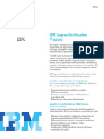 IBM Cognos Certification Program