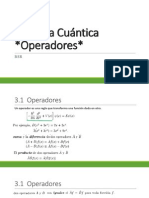 Química Cuántica - OPERADORES