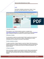 Graba Tus Clases Interactuando Con Twitter