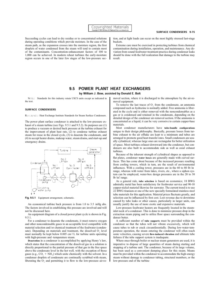 Surface Condenser HEI | PDF | Steam | Refractive Index
