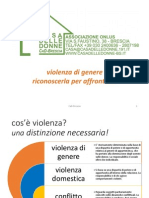 Violenza Di Genere Riconoscerla Per Affrontarla.