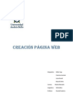 Informe Pagina Web