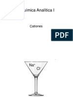 Química Analítica I: Cationes