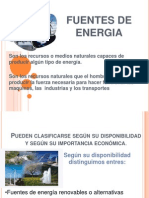 Fuentes de Energia