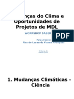 Palestra "Mudanças Climáticas e Oportunidades em Projetos MDL" - II Fórum Da Terra