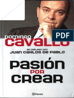 2001 - Cavallo, Domingo - Pasion Por Crear