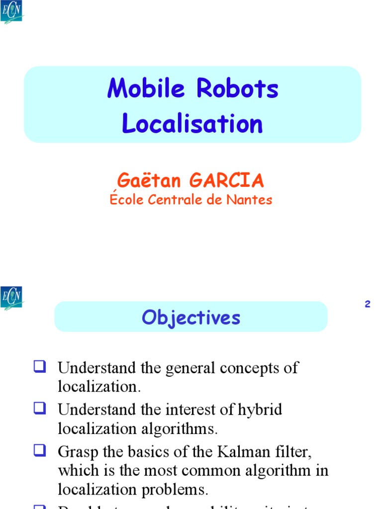 MOBRO Localisation Slides | PDF | Kalman Filter | Derivative