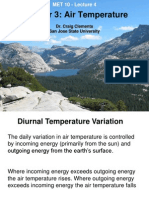 Chapter 3: Air Temperature: Dr. Craig Clements San Jose State University