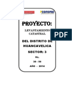 Proyecto:: Del Distrito de Huancavelica Sector: 3
