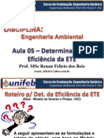 Aula 05 (Engenharia Ambiental) - Det. Eficiência ETE