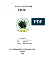Download Makalah Pemrograman Pascal Ahmad Musorip by achrudin SN21652316 doc pdf