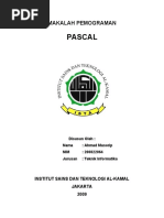 Download Makalah Pemrograman Pascal Ahmad Musorip by achrudin SN21652316 doc pdf