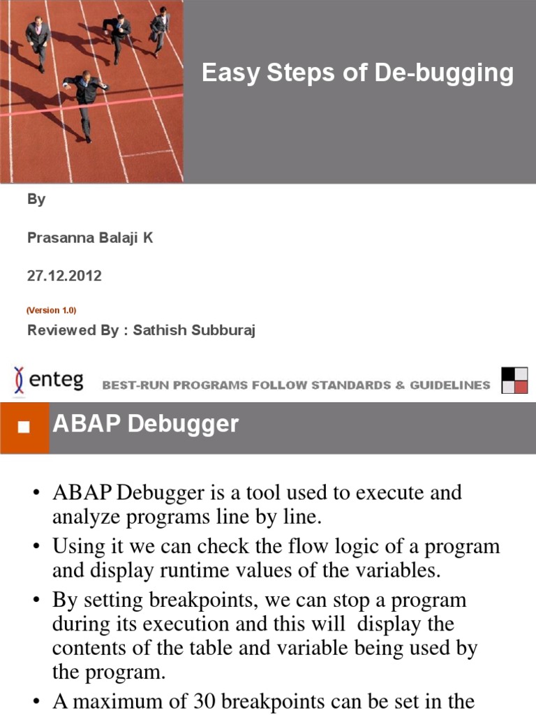 Easy Steps of De-Bugging | PDF | Debugging | Computer Programming