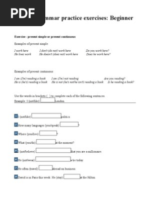 English Grammar Practice Exercises Pdf Human Communication Semiotics