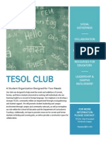 Tesol Club Flyer