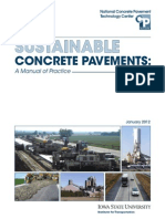 Sustainable Concrete Pavement
