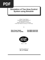 Download Simulation of Two Area Control System using Simulink  by vikas kumar  SN21653354 doc pdf