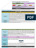 Ejemplo de Planeación Por Tema Común Con Secuencia Didáctica