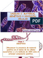 Unidad I - Material Genético y División Celular