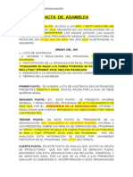 Acta de Asamblea Adhesion de Socios Comerciales